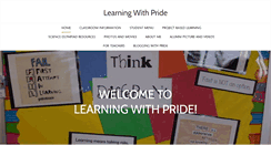 Desktop Screenshot of learningwithpride.com