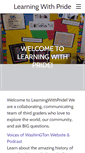 Mobile Screenshot of learningwithpride.com